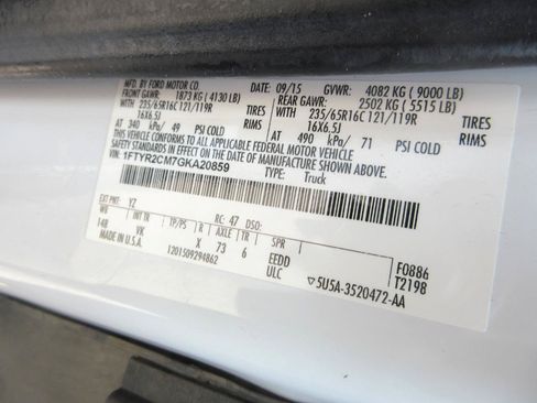 Used 2016 Ford Transit 250 148 Medium Roof RWD image 30