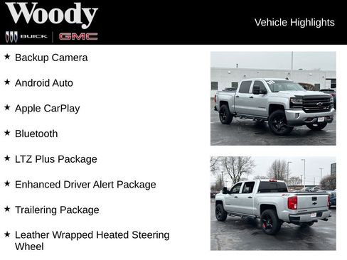 Used 2018 Chevrolet Silverado 1500 LTZ Z71 w/ Redline Edition image 3