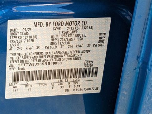 New 2025 Ford Maverick XLT w/ Equipment Group 301A image 34