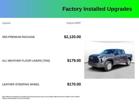 Used 2023 Toyota Tundra SR5 w/ SR5 Premium Package AWD/4WD image 4