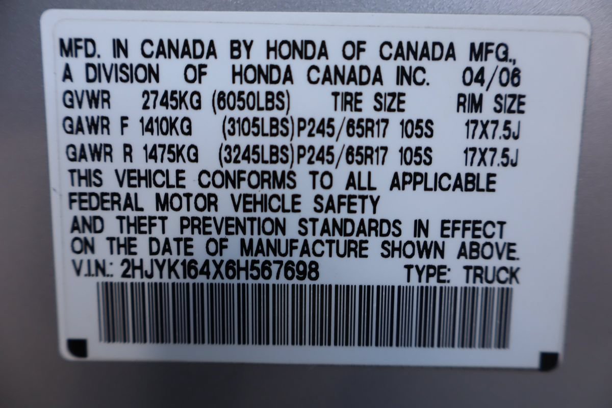 Used 2006 Honda Ridgeline RTS image 45