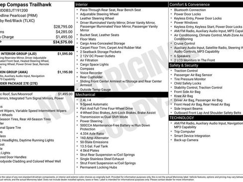 Used 2018 Jeep Compass Trailhawk w/ Leather Interior Group image 11