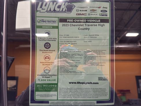 Used 2023 Chevrolet Traverse High Country image 45