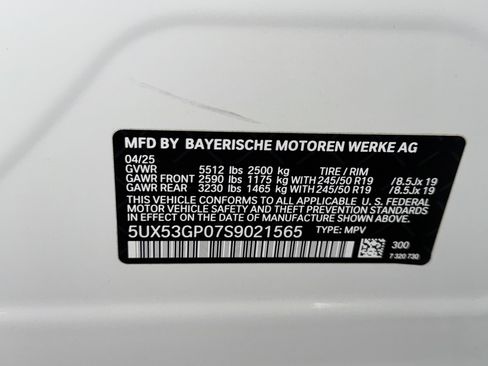 Used 2025 BMW X3 xDrive30i w/ M Sport Package image 39