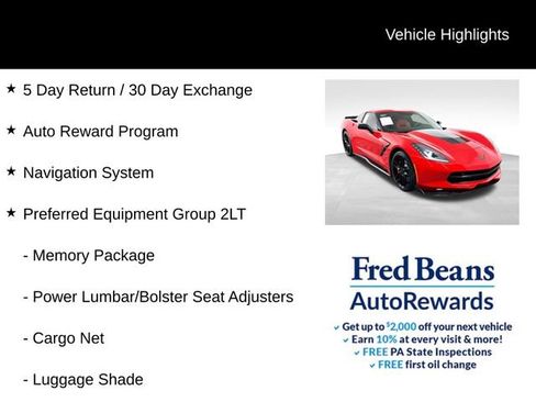 Used 2016 Chevrolet Corvette Stingray Coupe w/ 2LT Preferred Equipment Group RWD image 4