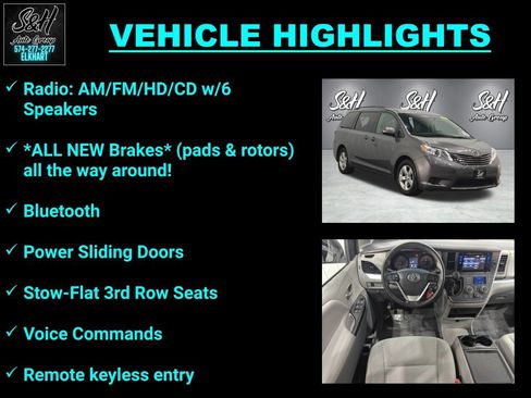 Used 2015 Toyota Sienna LE image 3