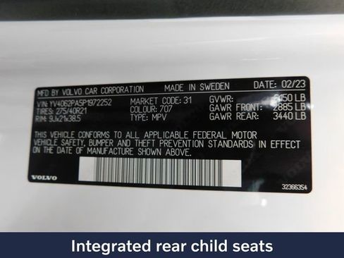 Used 2023 Volvo XC90 B6 Ultimate w/ Lounge Package image 36