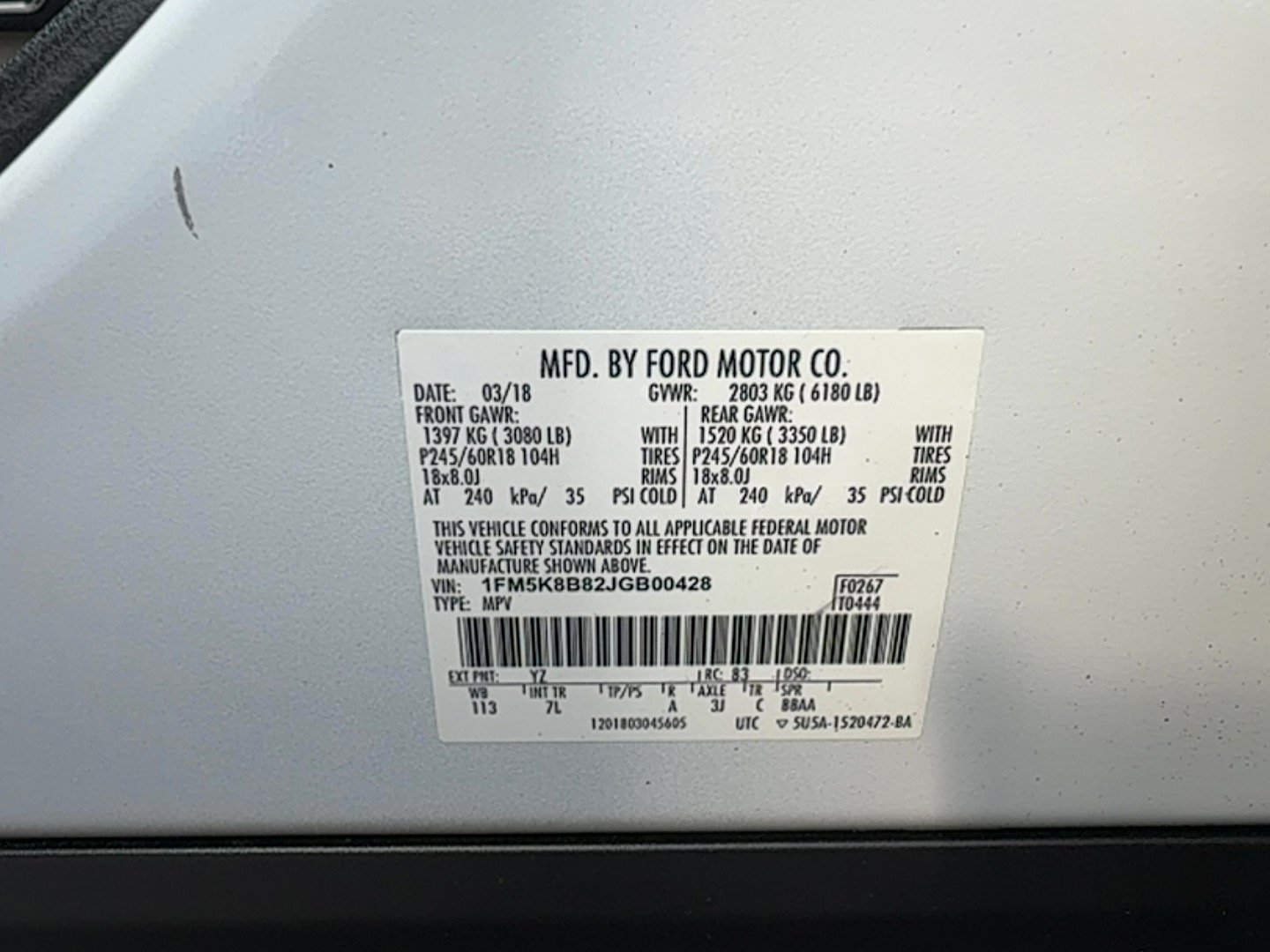 Used 2018 Ford Explorer 4WD image 31