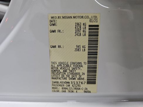 Used 2021 Nissan Altima 2.5 SL image 15