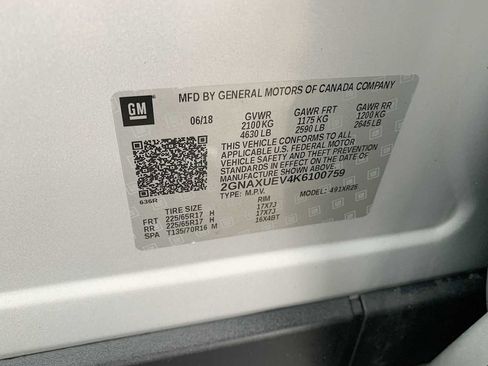 Certified 2019 Chevrolet Equinox LT image 32