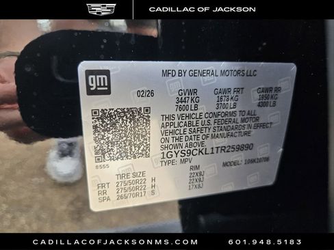 New 2026 Cadillac Escalade Luxury w/ Touring Package image 26