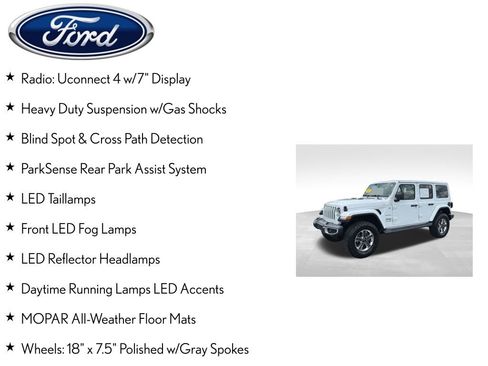 Used 2019 Jeep Wrangler Unlimited Sahara AWD/4WD image 9