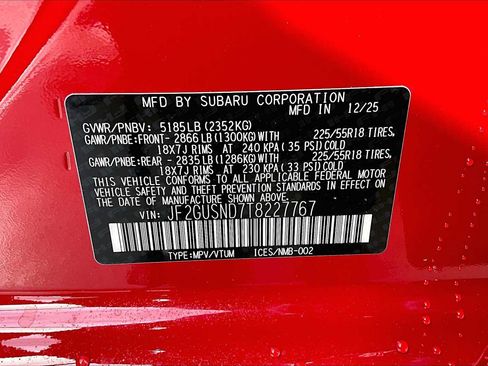 New 2026 Subaru Crosstrek 2.5i Limited image 19