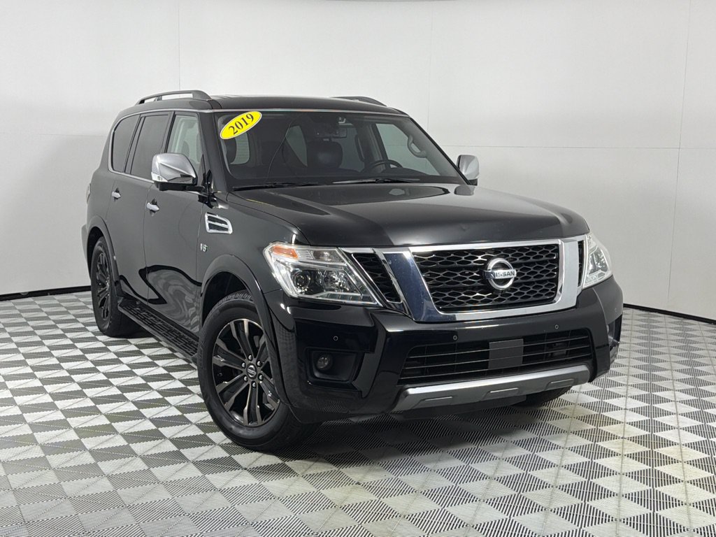 Used 2019 Nissan Armada Platinum w/ Captain's Chairs Package RWD image 2