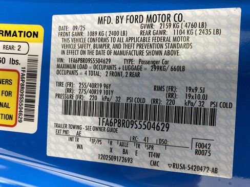 New 2025 Ford Mustang Dark Horse image 52