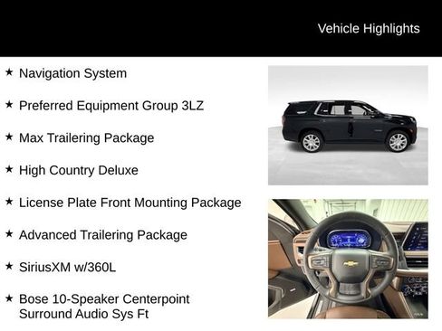 Certified 2024 Chevrolet Tahoe High Country AWD/4WD image 16