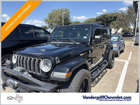 Used 2024 Jeep Wrangler Unlimited Sahara w/ Technology Group AWD/4WD image 1