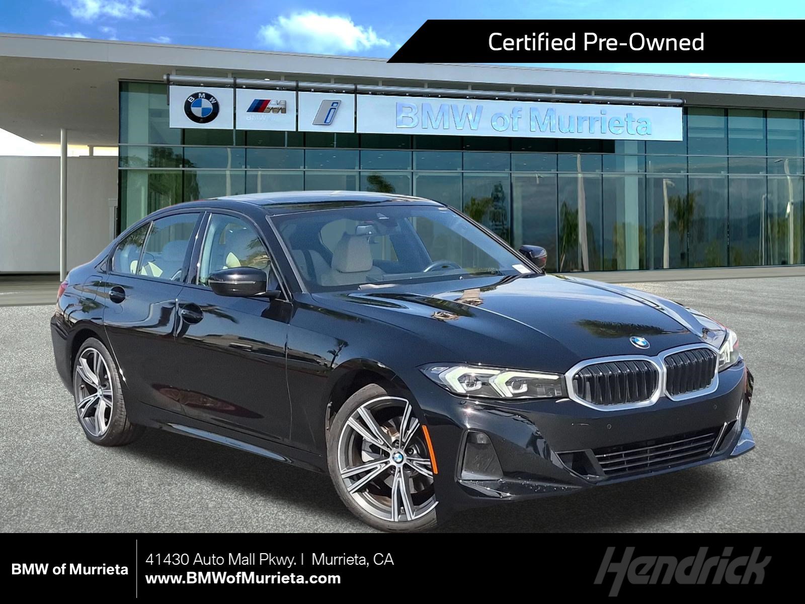 Certified 2023 BMW 330i Sedan w/ Premium Package RWD image 1
