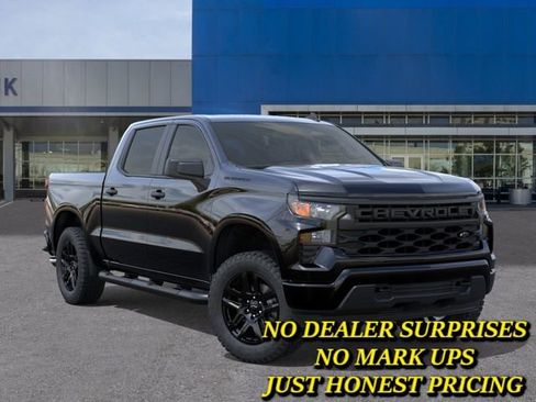 New 2026 Chevrolet Silverado 1500 Custom w/ Turbomax Blackout Package RWD image 7