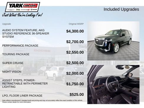 Used 2022 Cadillac Escalade Premium Luxury w/ Performance Package AWD/4WD image 5