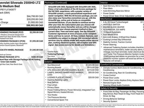 Used 2020 Chevrolet Silverado 2500 LTZ w/ LTZ Convenience Package AWD/4WD image 6