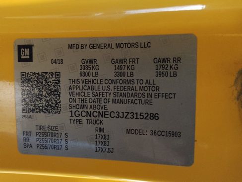 Used 2018 Chevrolet Silverado 1500 W/T w/ WT Fleet Convenience Package RWD image 33