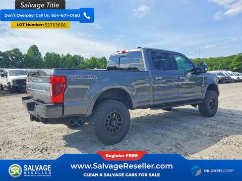 Used 2022 Ford F250 Platinum w/ Tremor Off-Road Package AWD/4WD image 4