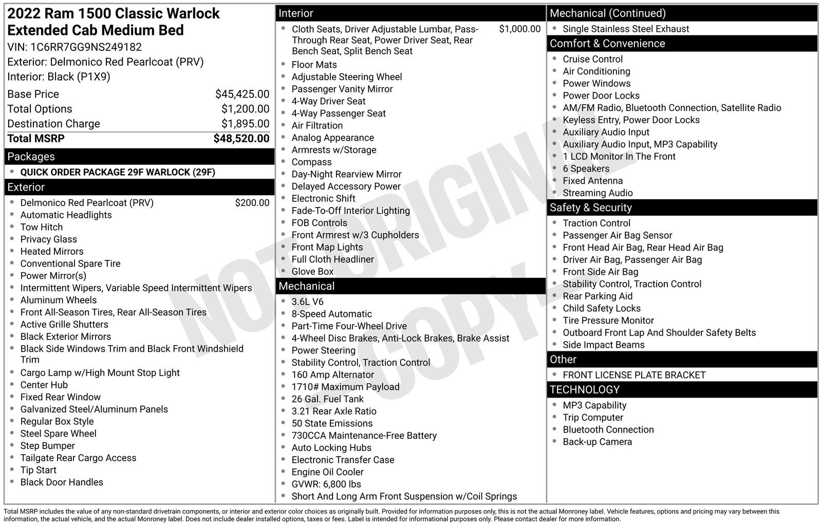 Used 2022 RAM 1500 Warlock AWD/4WD image 18