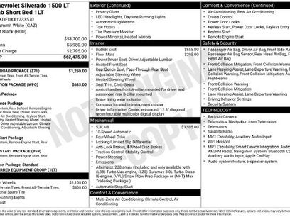 New 2026 Chevrolet Silverado 1500 LT w/ Z71 Off-Road Package