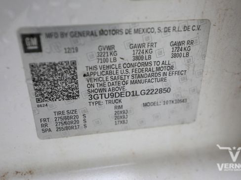 Used 2020 GMC Sierra 1500 SLT AWD/4WD image 14