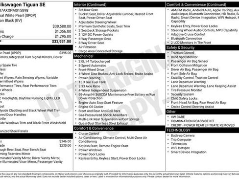 Used 2023 Volkswagen Tiguan SE image 16