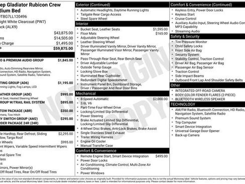 Used 2020 Jeep Gladiator Rubicon image 10