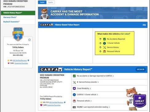 Used 2022 Subaru Crosstrek 2.0i Premium image 12