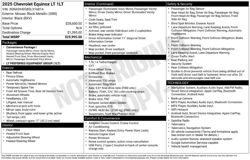 Used 2025 Chevrolet Equinox LT FWD image 41