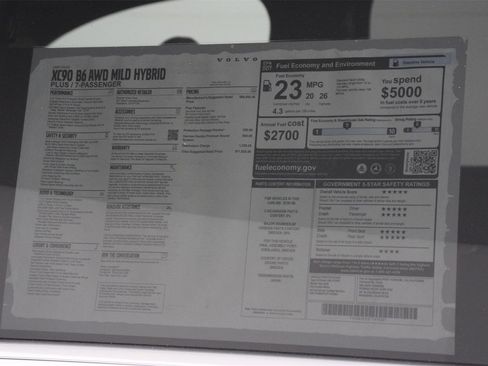 New 2026 Volvo XC90 B6 Plus w/ Protection Package Premier image 18