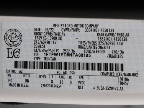 Used 2022 Ford F150 Platinum image 82