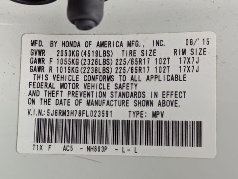 Used 2015 Honda CR-V EX-L image 31