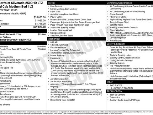 Used 2022 Chevrolet Silverado 2500 LTZ w/ Z71 Off-Road Package image 10