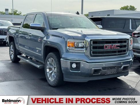 Used 2015 GMC Sierra 1500 SLT w/ SLT Crew Cab Value Package AWD/4WD image 1
