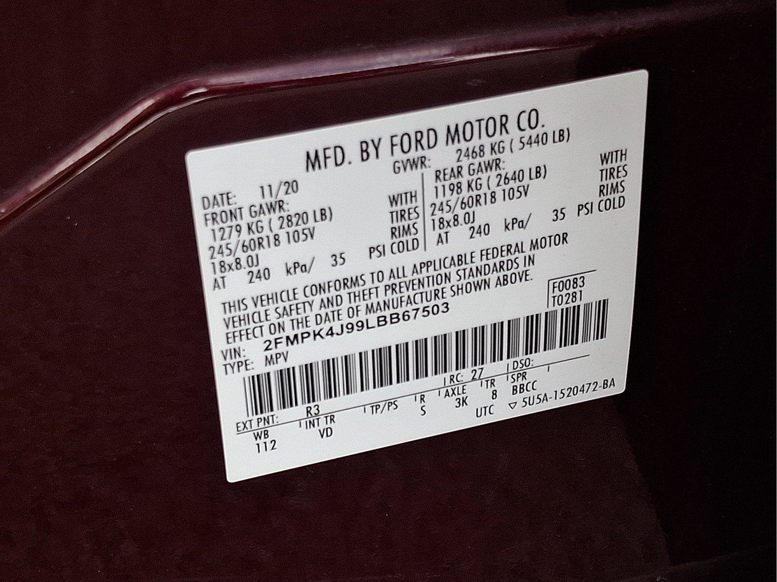 Used 2020 Ford Edge SEL w/ Convenience Package AWD/4WD image 26