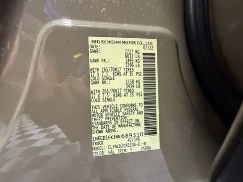 Used 2022 Nissan Frontier PRO-4X w/ Pro-4X Premium Package AWD/4WD image 25