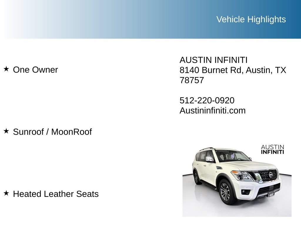 Used 2020 Nissan Armada SL w/ Premium Package AWD/4WD image 10