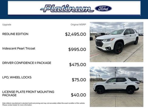 Used 2019 Chevrolet Traverse Premier w/ Redline Edition image 11