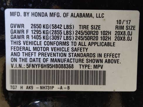 Used 2017 Honda Pilot Touring image 33