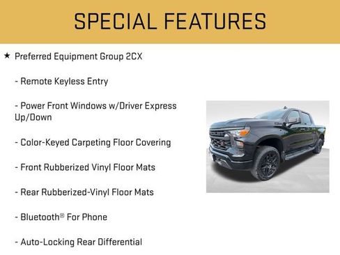 Used 2024 Chevrolet Silverado 1500 Custom Trail Boss w/ Turbomax Blackout Package AWD/4WD image 12