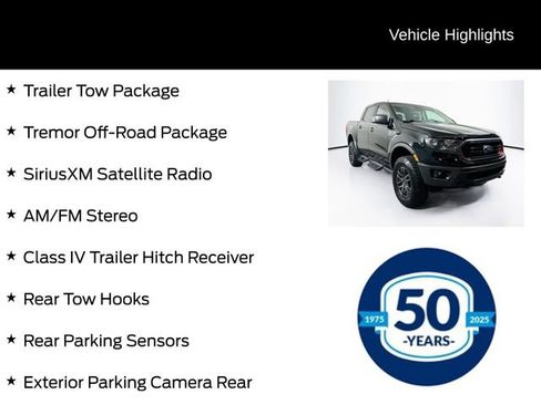 Certified 2023 Ford Ranger XLT w/ Tremor Off-Road Package AWD/4WD image 11