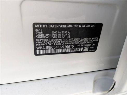 Used 2019 BMW 540i w/ Convenience Package RWD image 24