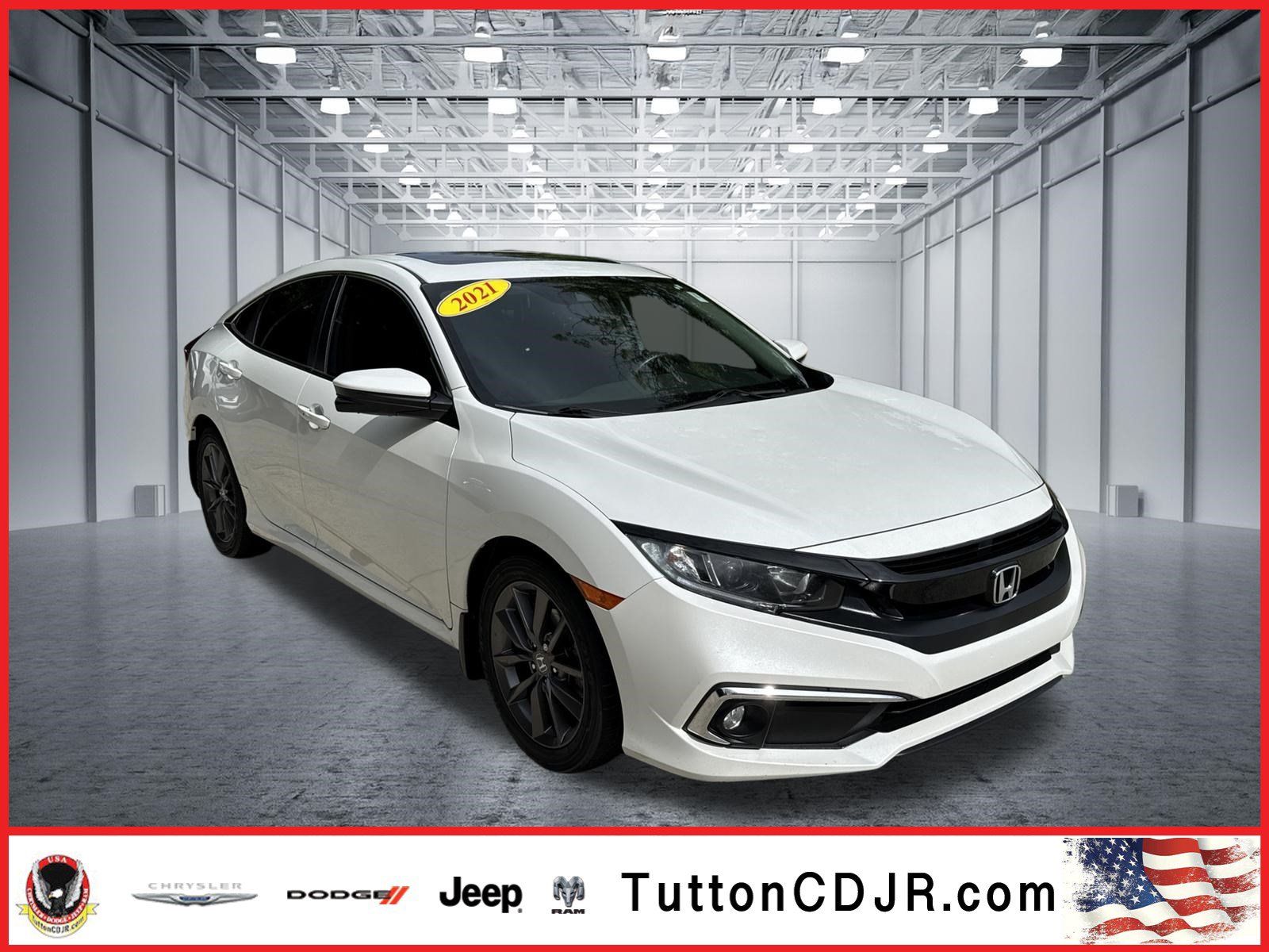 Used 2021 Honda Civic EX-L image 1