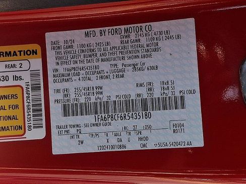 Certified 2024 Ford Mustang GT image 27