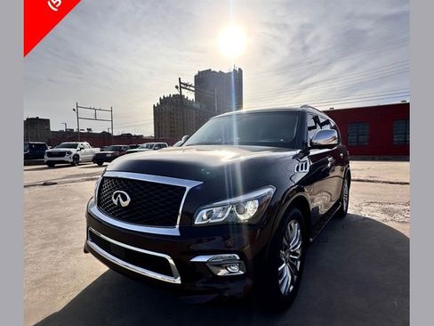 Used 2017 INFINITI QX80 4WD w/ Deluxe Technology Package image 1